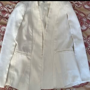 Dance & marvel White Cape blazer jacket S